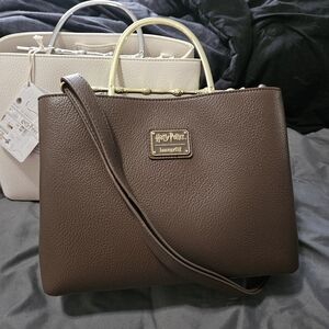 Loungefly Harry Potter Elderwand Brown Satchel